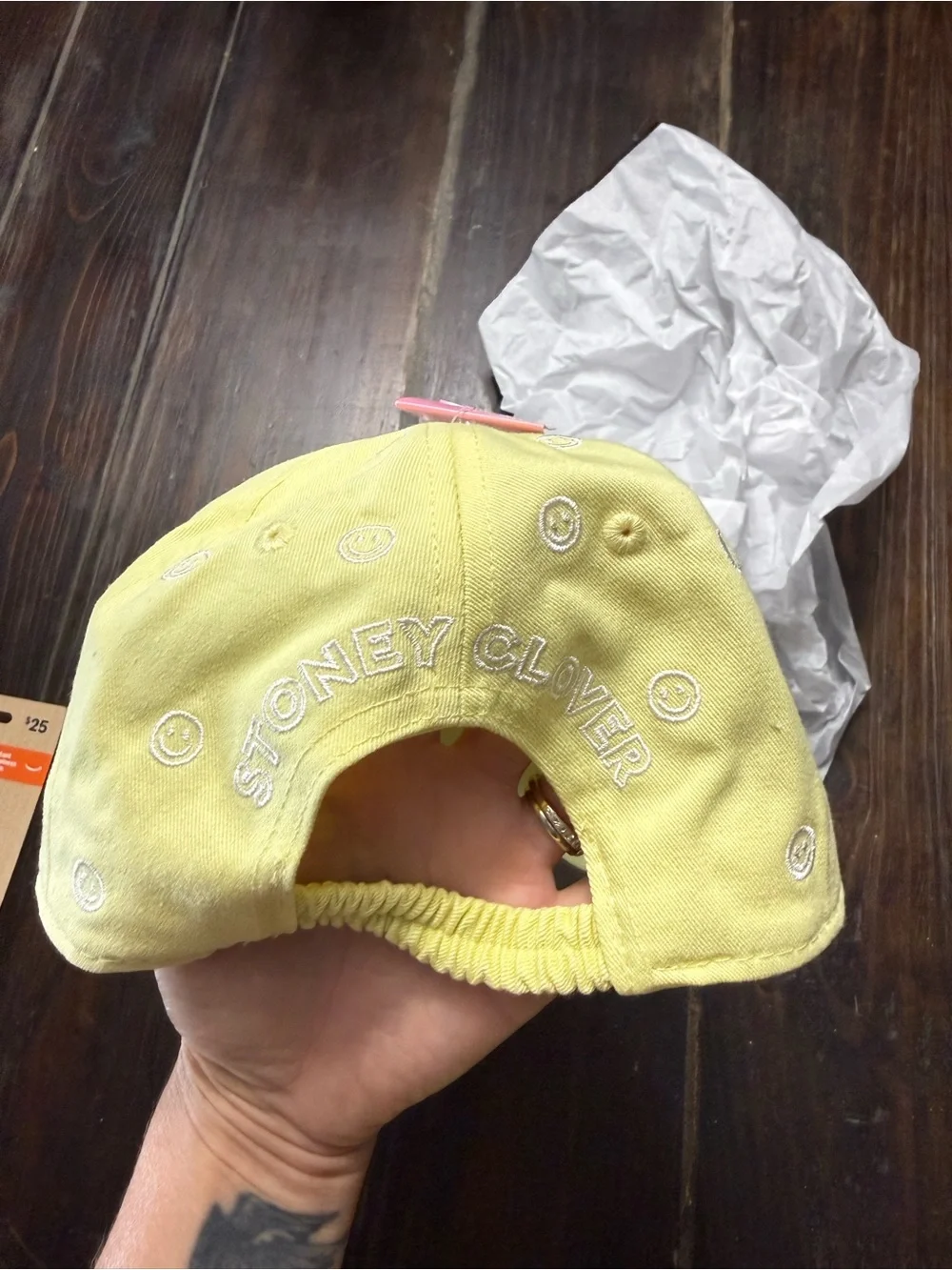 NWT Target x Stoney Clover Collab smiley yellow cap - Picture 3 of 4